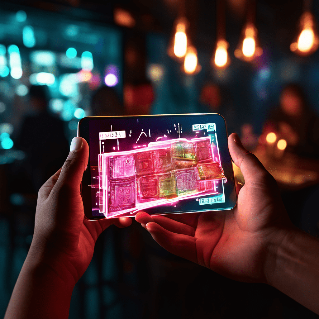 스마트폰 화면에서 '최고의 음식점' 알고리즘을 현금을 쥔 손이 디지털 방식으로 조작하는 모습을 통해 온라인 평판이 부정적 방법으로 왜곡될 수 있음을 보여주는 이미지입니다.